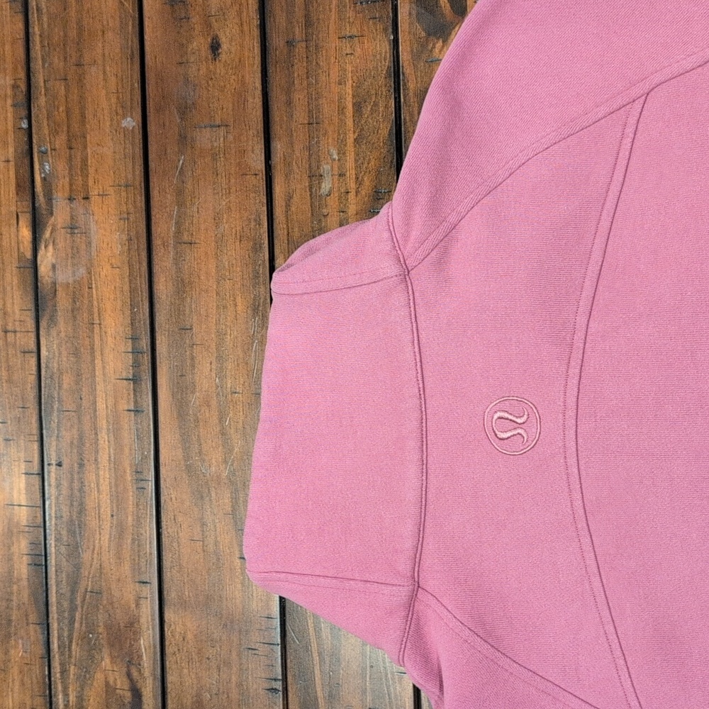Lululemon Scuba Oversized Funnel Neck Half Zip Velvet Dust M/L - Picture 8 of 8